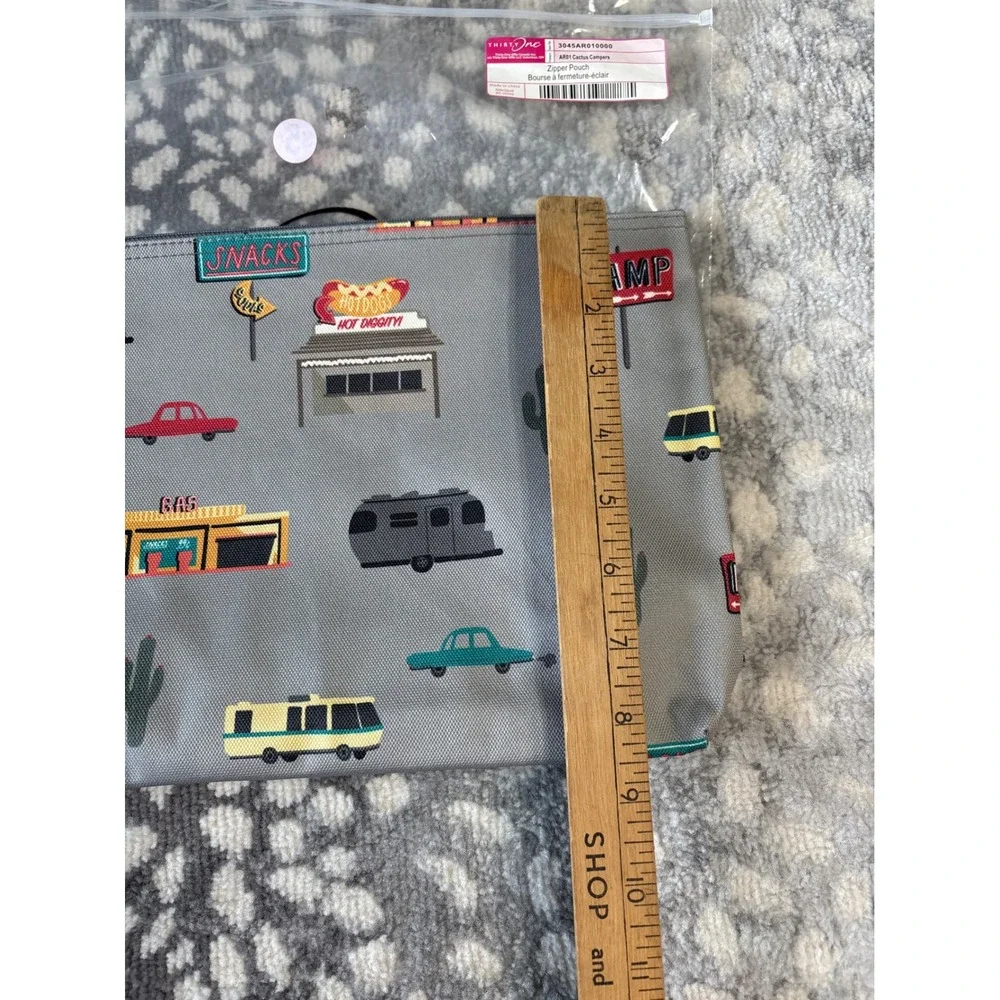 Thirty-One 31 Cactus Campers 3 Pc Set Utility Tote Hanging Traveler Case Pouch